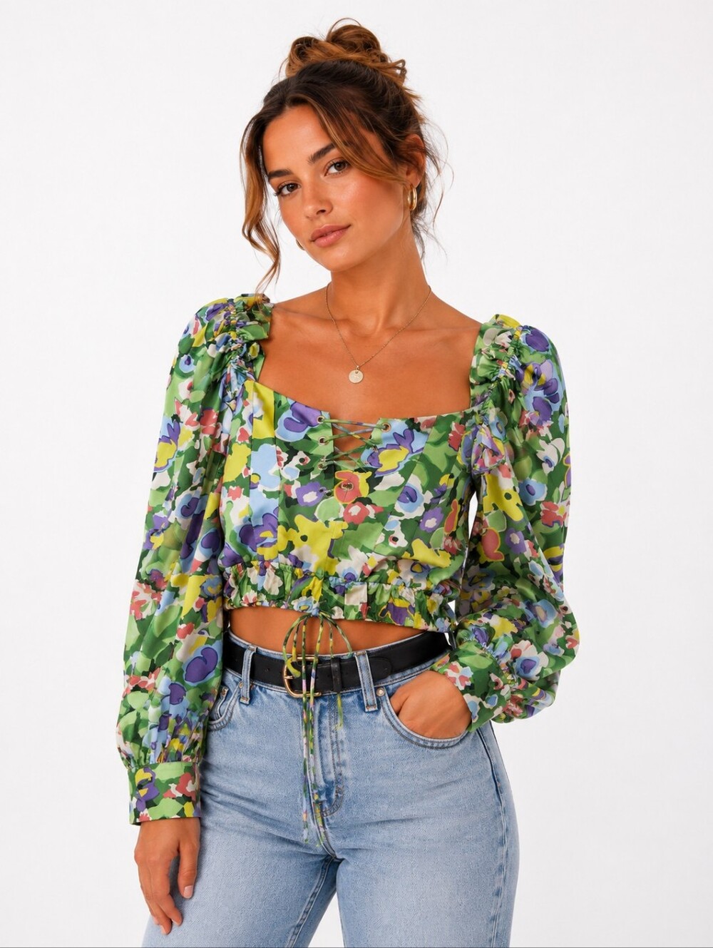 Ted Baker Crop Top | 0 | Floral
